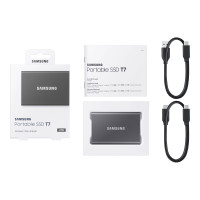 Produktbild för Samsung T7 MU-PC2T0T - SSD - 2 TB - USB 3.2 Gen 2