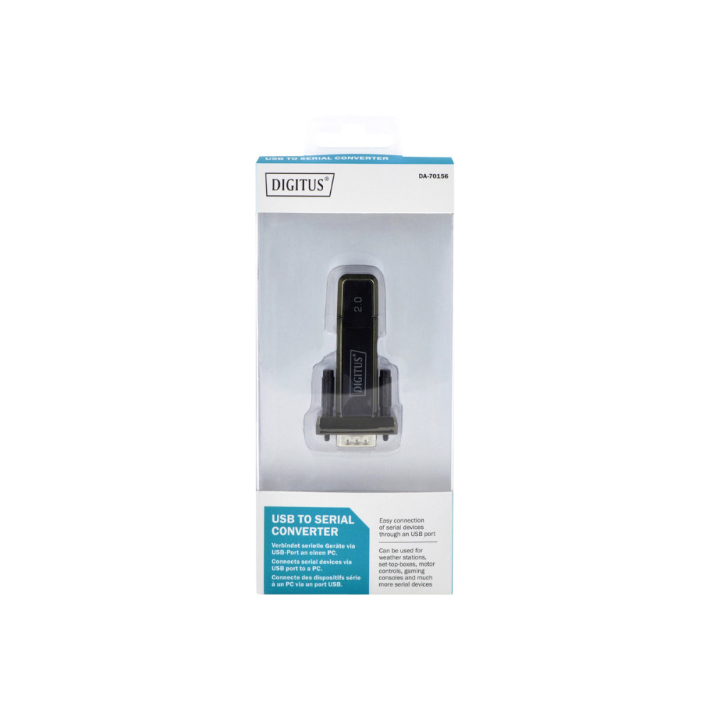 Produktbild för DIGITUS DA-70156 - seriell adapter - USB - RS-232