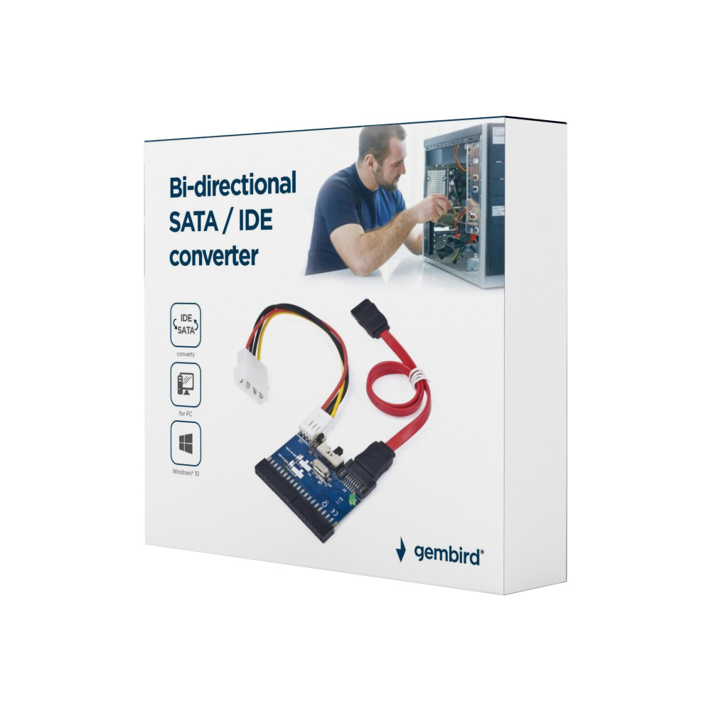 Produktbild för Gembird SATA-IDE-2 - kontrollerkort - SATA 1.5Gb/s - ATA