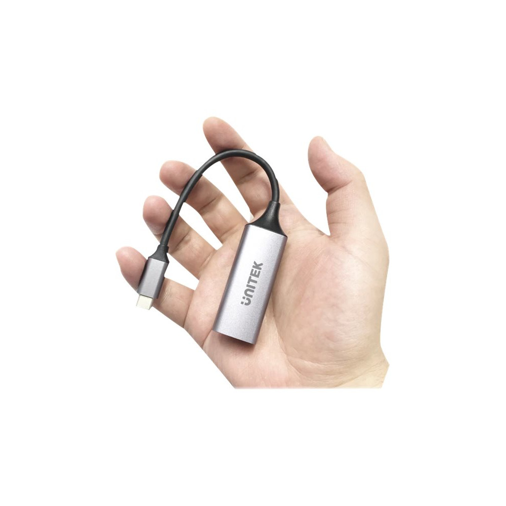 Produktbild för Unitek U1312A - nätverksadapter - USB-C 3.1 Gen 1 - Gigabit Ethernet x 1