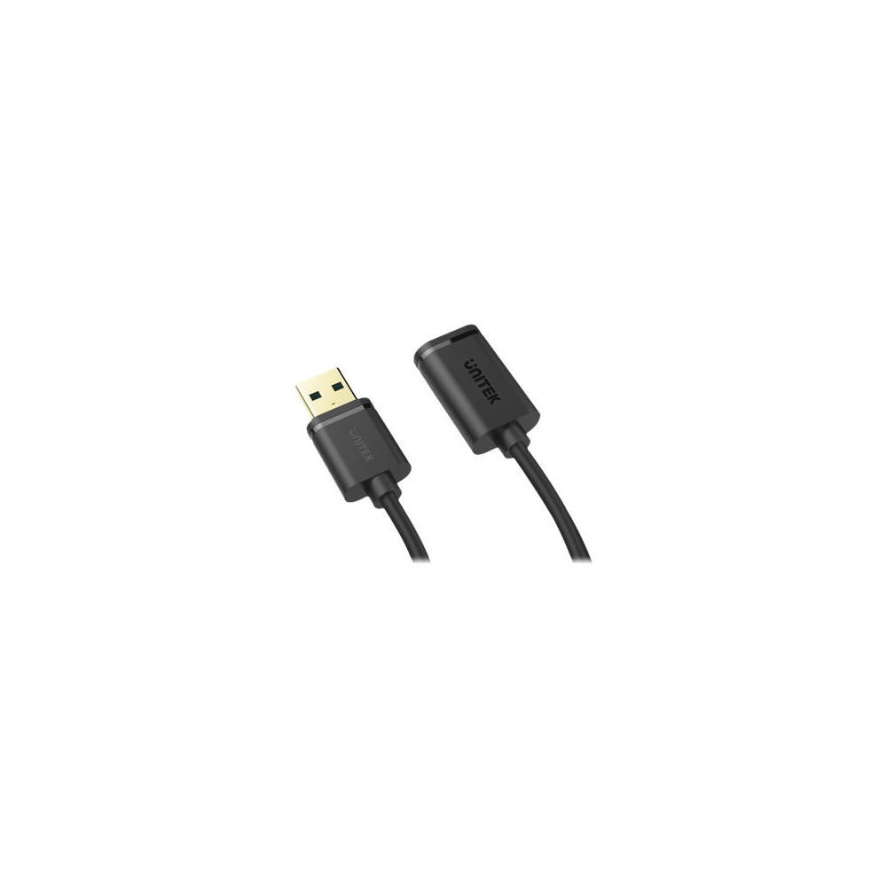 Produktbild för Unitek Y-C457GBK - USB-förlängningskabel - USB typ A till USB typ A - 1 m