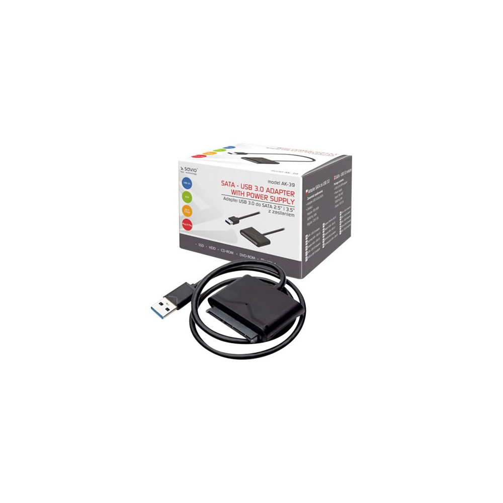 Produktbild för SAVIO AK-39 - kontrollerkort - ATA / SATA - USB 3.0