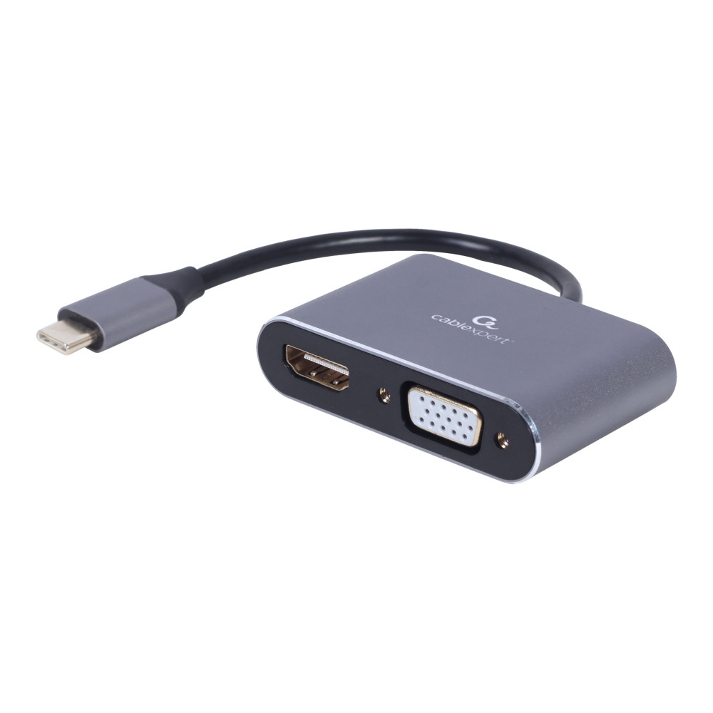 Produktbild för Cablexpert videokort - HDMI / VGA / USB - 15 cm