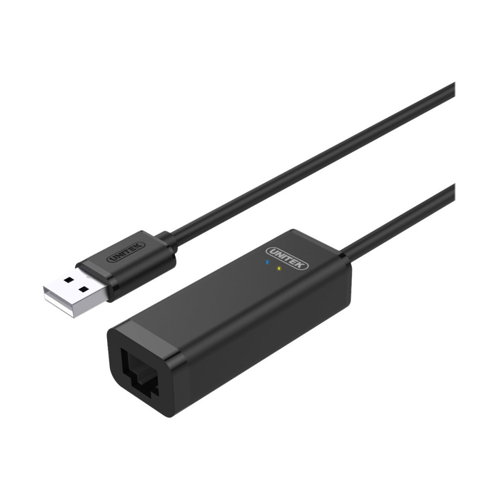 Produktbild för Unitek Y-1468 - nätverksadapter - USB 2.0 - 10/100 Ethernet x 1