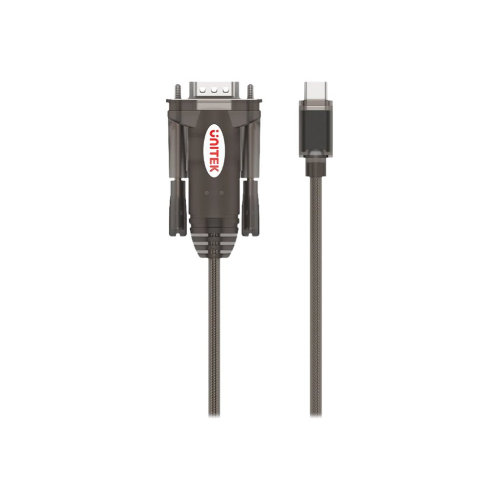 Produktbild för Unitek Y-1105K - USB / seriell kabel - USB-C till RS-232 - 1.5 m