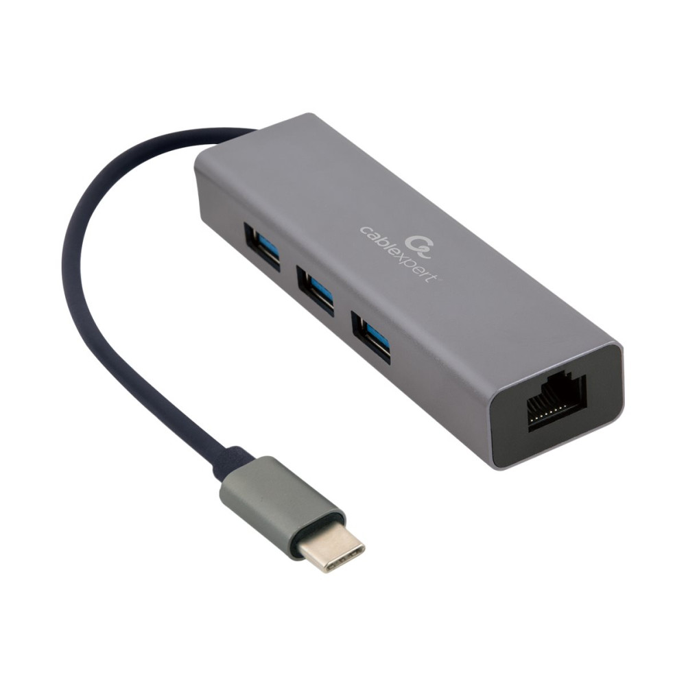 Produktbild för Cablexpert A-CMU3-LAN-01 - hubb - 3 portar