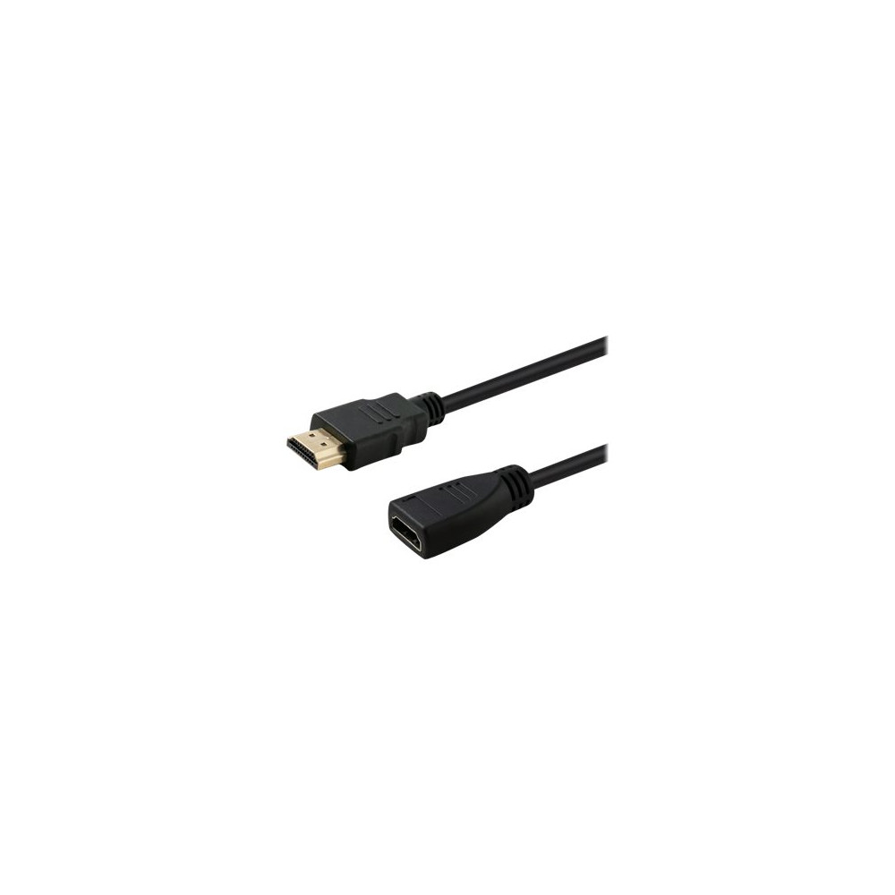 Produktbild för SAVIO CL-132 - HDMI-förlängningskabel med Ethernet - 1 m