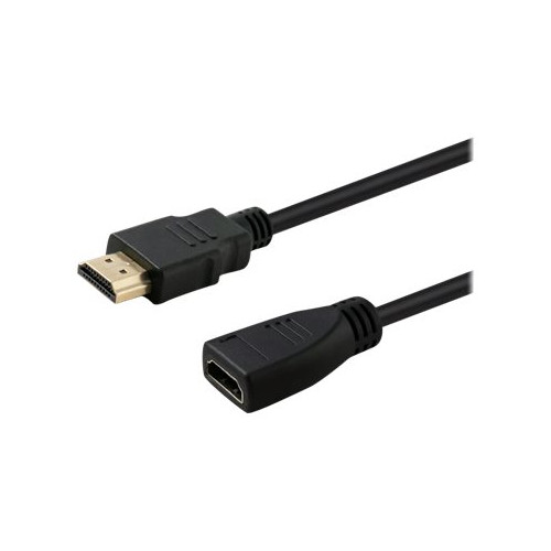 SAVIO CL-132 - HDMI-förlängningskabel med Ethernet - 1 m - Bildkablar