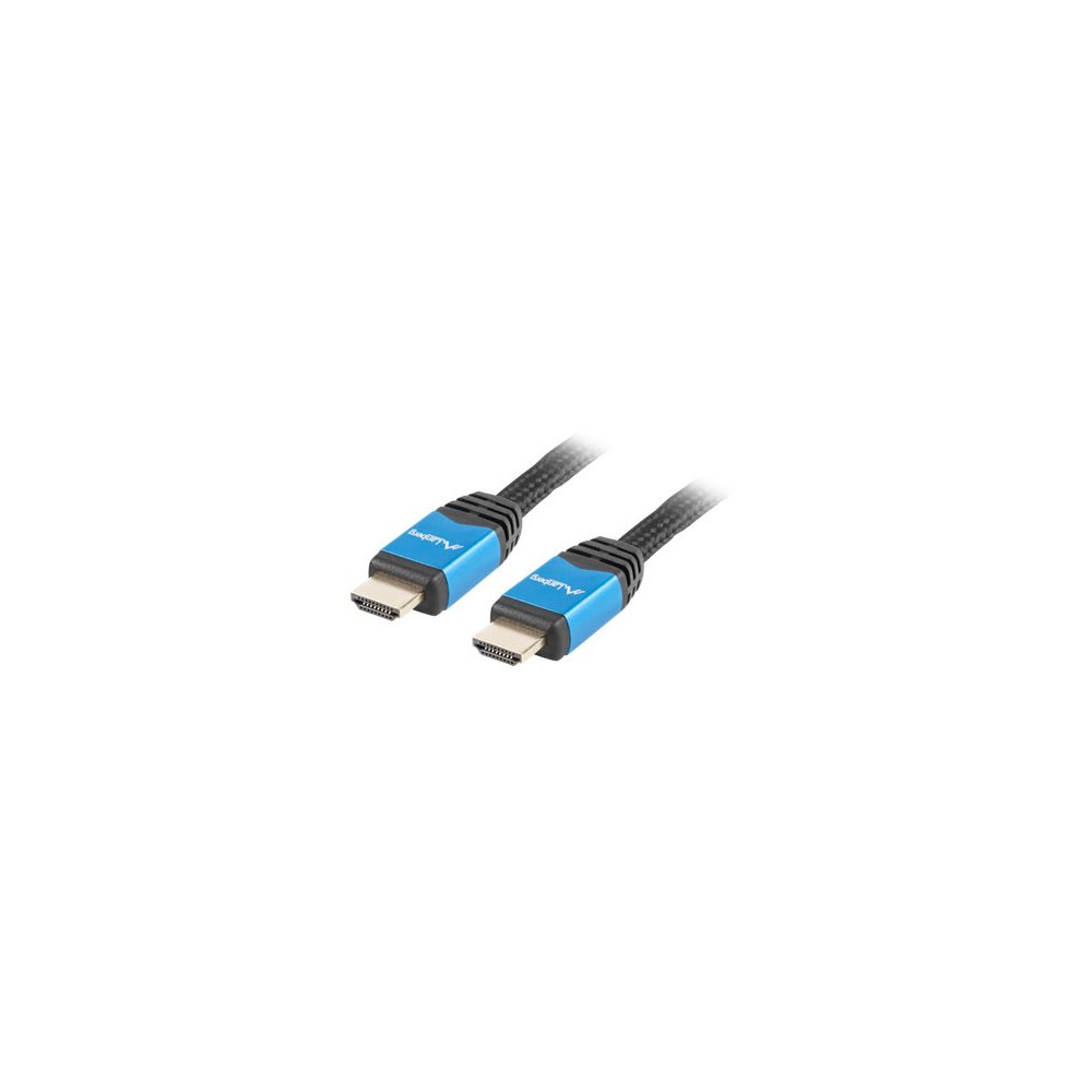 Produktbild för Lanberg Premium HDMI-kabel med Ethernet - 1.8 m