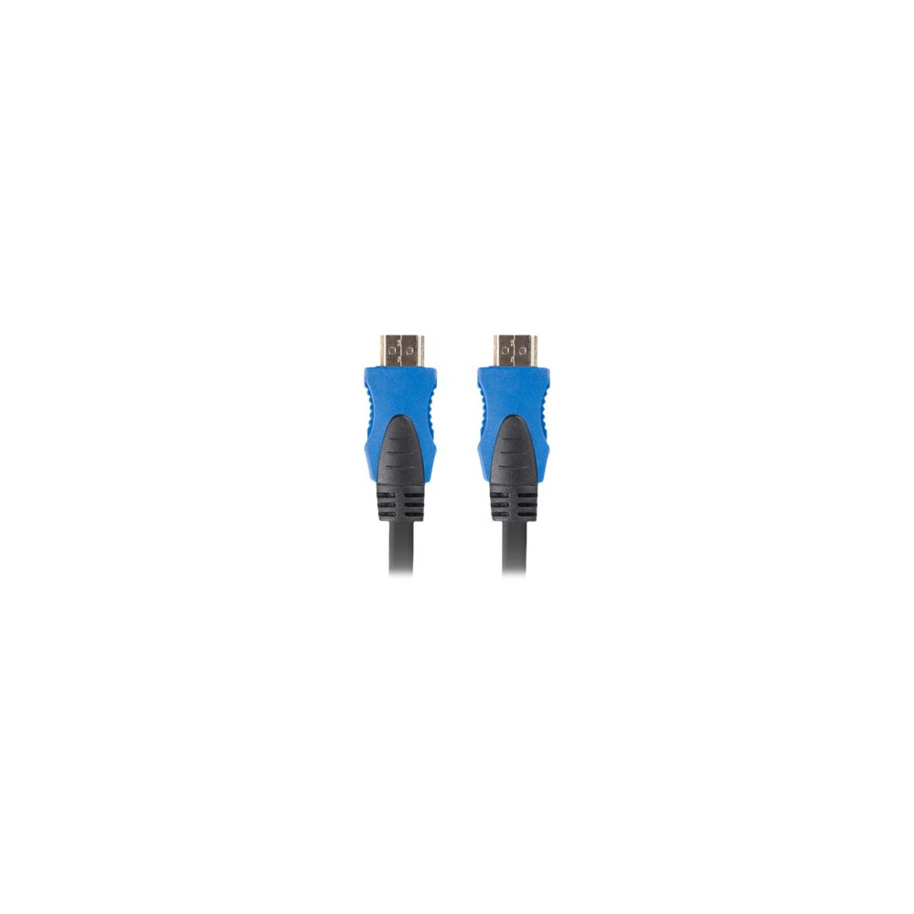 Produktbild för Lanberg HDMI-kabel med Ethernet - 1 m