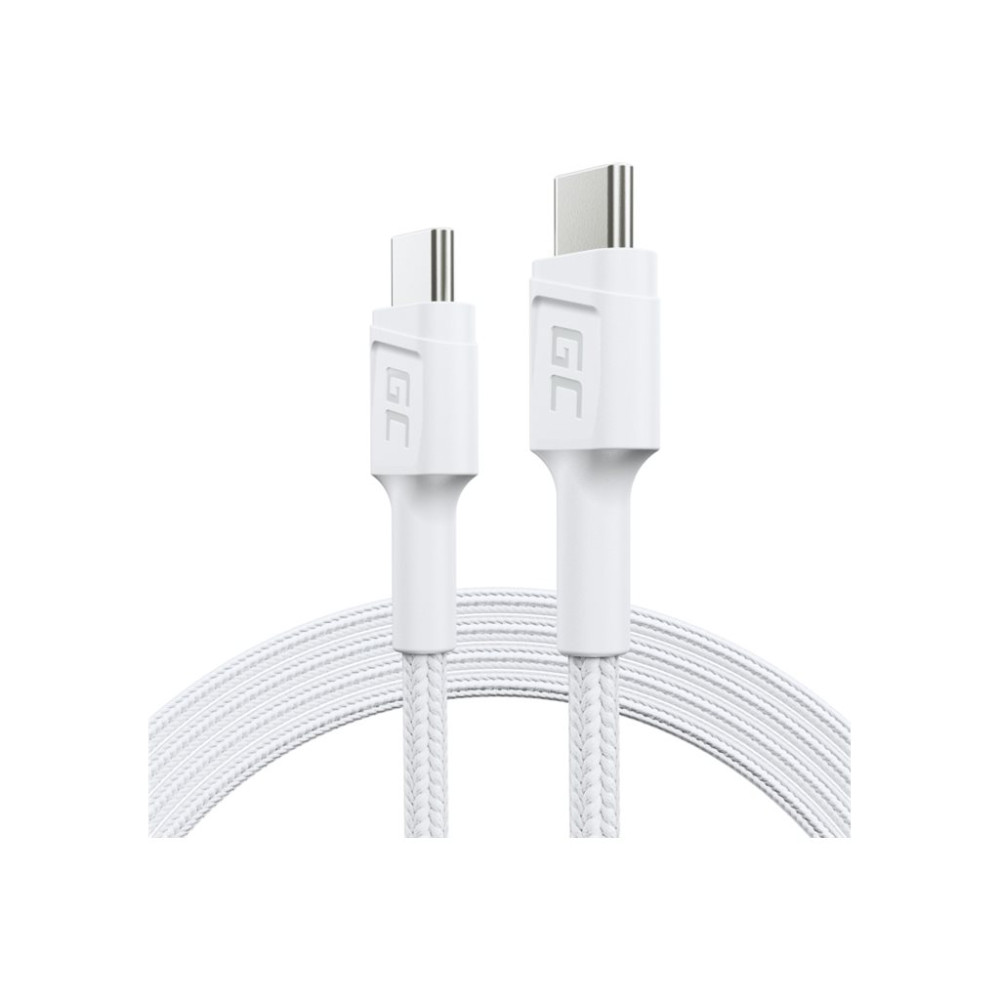 Produktbild för Green Cell PowerStream - USB typ C-kabel - 24 pin USB-C till 24 pin USB-C - 1.2 m