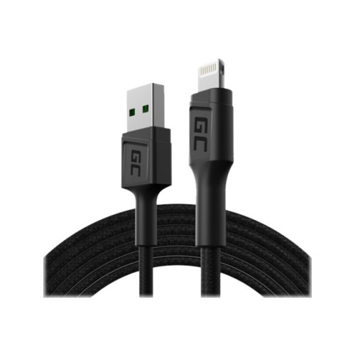 Green Cell Green Cell PowerStream Lightning-kabel - Lightning / USB - 2 m
