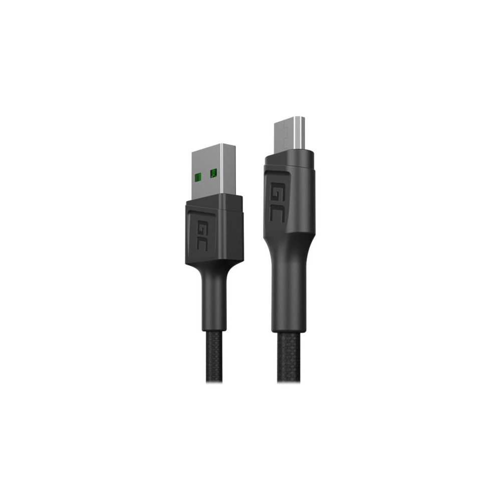 Produktbild för Green Cell GC PowerStream - USB-kabel - USB till mikro-USB typ B - 30 cm
