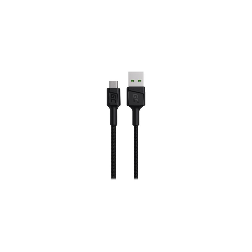 Produktbild för Green Cell GC PowerStream - USB-kabel - USB till mikro-USB typ B - 30 cm