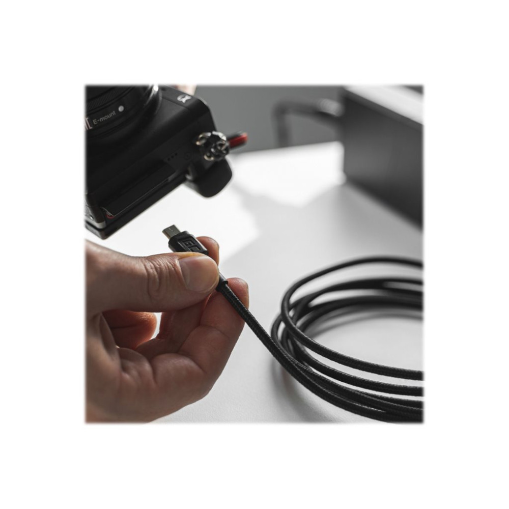 Produktbild för Green Cell GC PowerStream - USB-kabel - USB till mikro-USB typ B - 30 cm