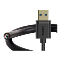 Produktbild för Unitek Y-C456GBK - USB-förlängningskabel - USB typ A till USB typ A - 50 cm