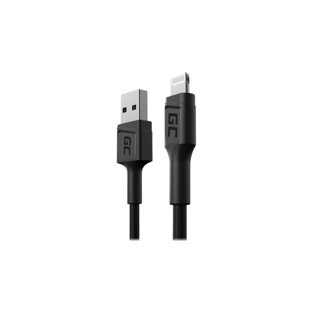 Produktbild för Green Cell Lightning-kabel - Lightning / USB - 30 cm
