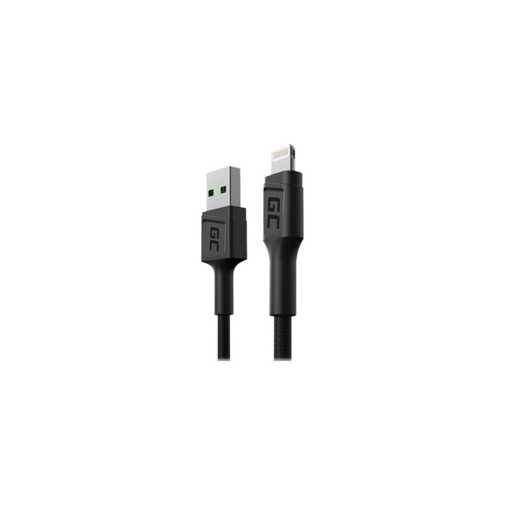 Produktbild för Green Cell Lightning-kabel - Lightning / USB - 30 cm