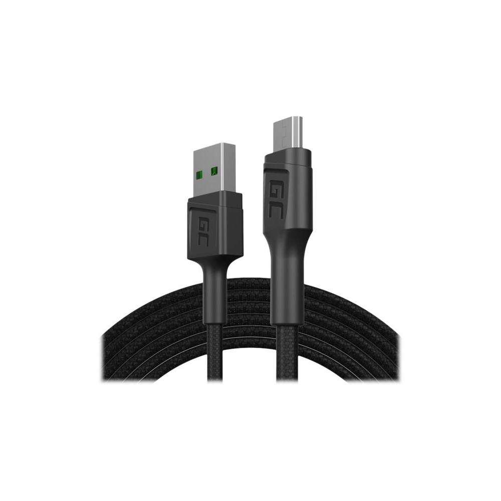 Produktbild för Green Cell GC PowerStream - USB-kabel - USB till mikro-USB typ B - 1.2 m