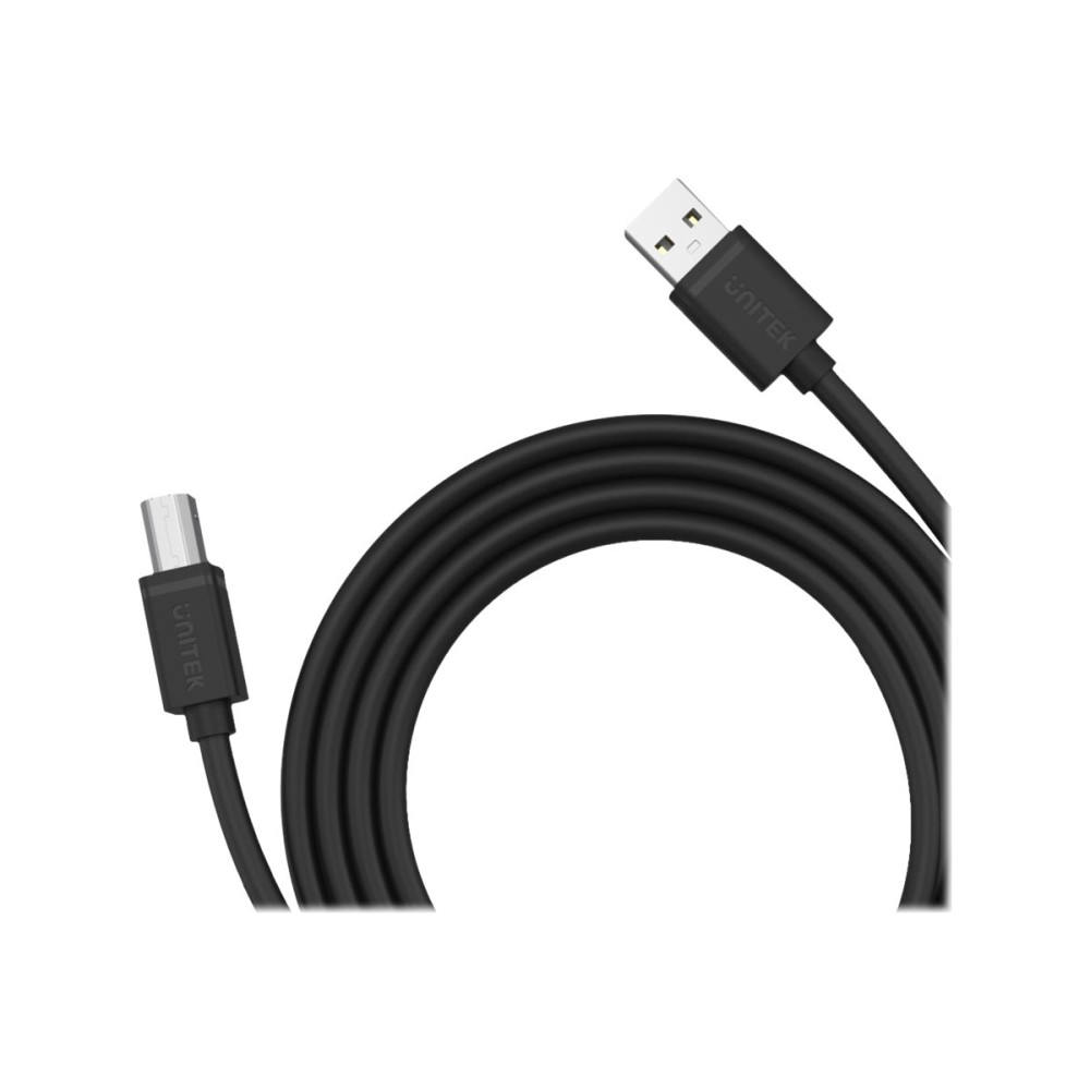 Produktbild för Unitek Y-C421GBK - USB-kabel - USB till USB typ B - 5 m