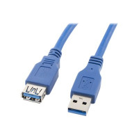 Produktbild för Lanberg - USB-förlängningskabel - USB typ A till USB typ A - 1.8 m