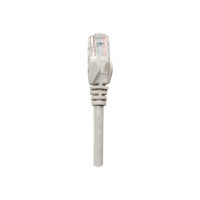 Produktbild för Intellinet Network Patch Cable, Cat5e, 2m, Grey, CCA, U/UTP, PVC, RJ45, Gold Plated Contacts, Snagless, Booted, Lifetime Warranty, Polybag - patch-kabel - 2 m - grå