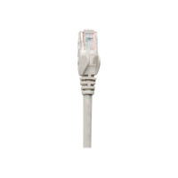 Produktbild för Intellinet Network Patch Cable, Cat5e, 2m, Grey, CCA, U/UTP, PVC, RJ45, Gold Plated Contacts, Snagless, Booted, Lifetime Warranty, Polybag - patch-kabel - 2 m - grå