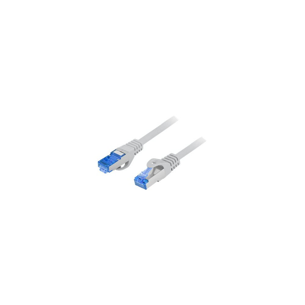 Produktbild för Lanberg patch-kabel - 3 m - grå, RAL 7035