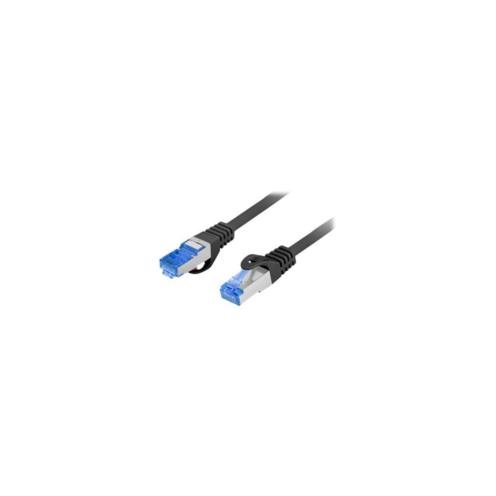 Produktbild för Lanberg patch-kabel - 3 m - svart, RAL 9004