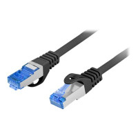Produktbild för Lanberg patch-kabel - 3 m - svart, RAL 9004