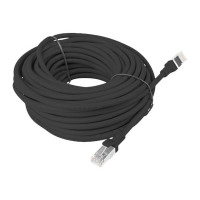 Produktbild för Lanberg patch-kabel - svart, RAL 9004