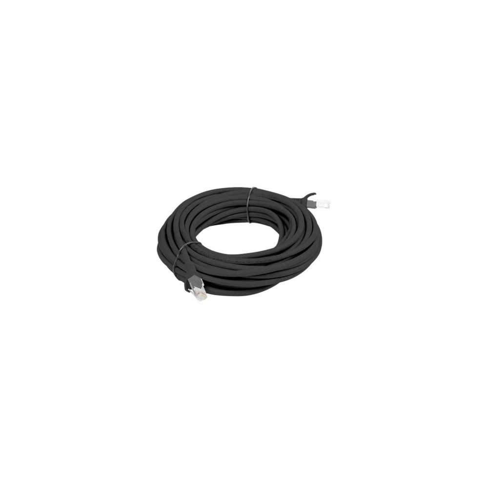 Produktbild för Lanberg patch-kabel - svart, RAL 9004