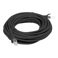 Produktbild för Lanberg patch-kabel - svart, RAL 9004