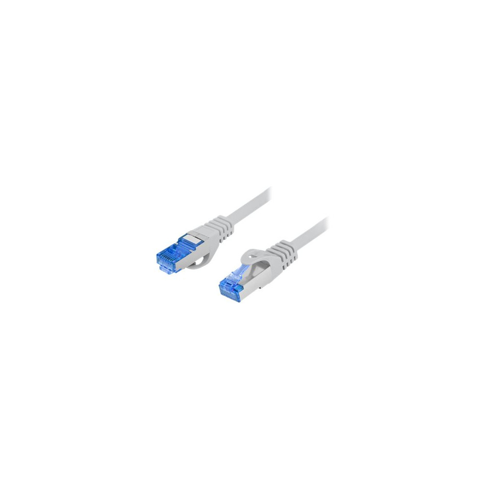 Produktbild för Lanberg patch-kabel - 5 m - grå, RAL 7035