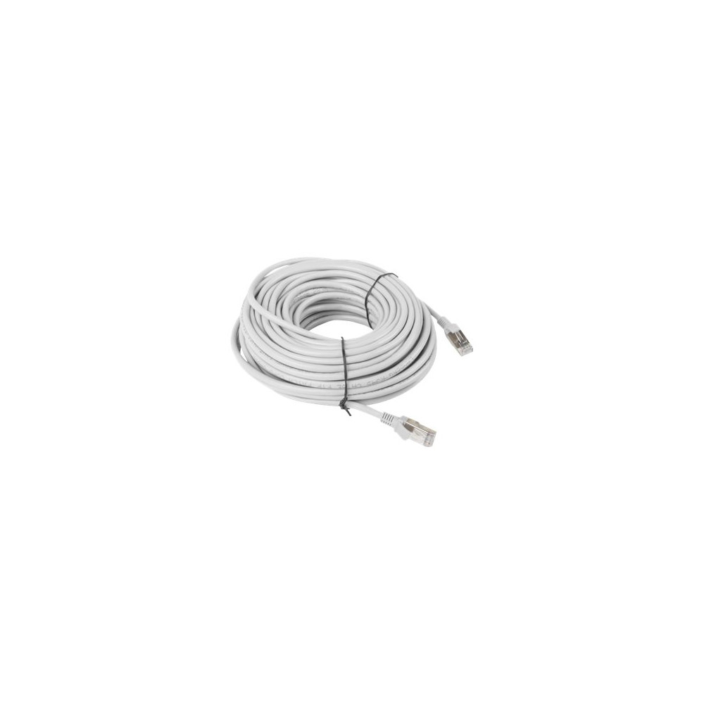 Produktbild för Lanberg patch-kabel - 20 m - grå, RAL 7035