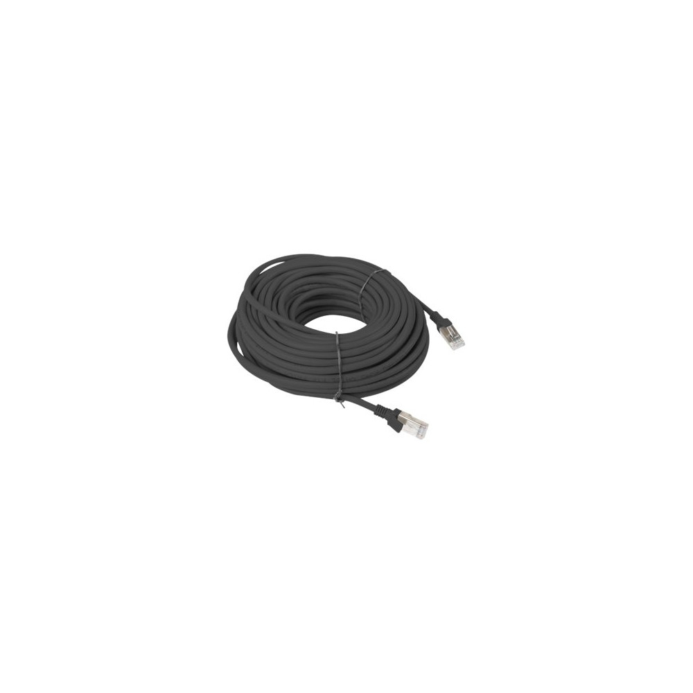 Produktbild för Lanberg patch-kabel - svart, RAL 9004