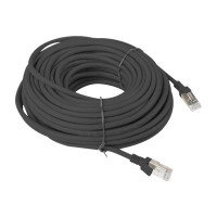 Produktbild för Lanberg patch-kabel - svart, RAL 9004