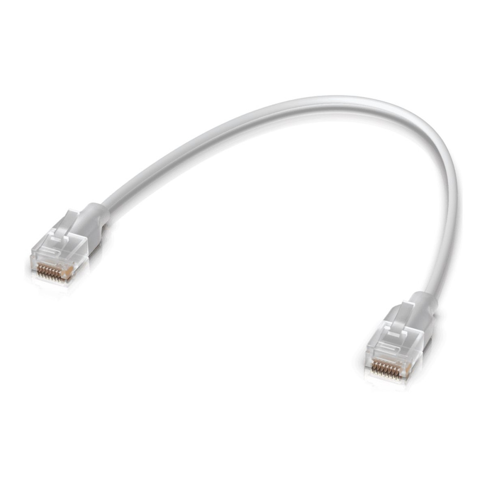 Produktbild för Ubiquiti UniFi patch-kabel - 15 cm - vit