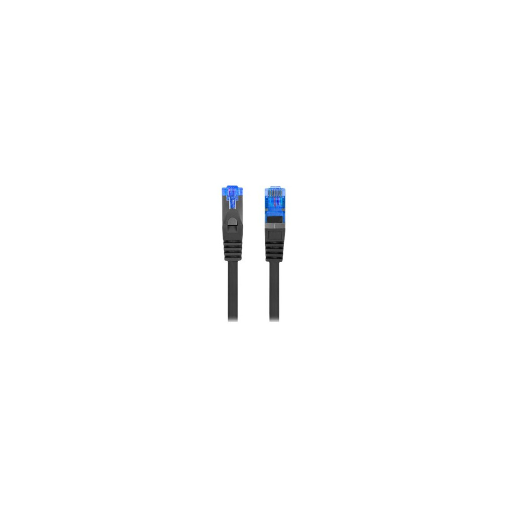 Produktbild för Lanberg patch-kabel - 5 m - svart, RAL 9004