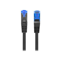 Produktbild för Lanberg patch-kabel - 5 m - svart, RAL 9004