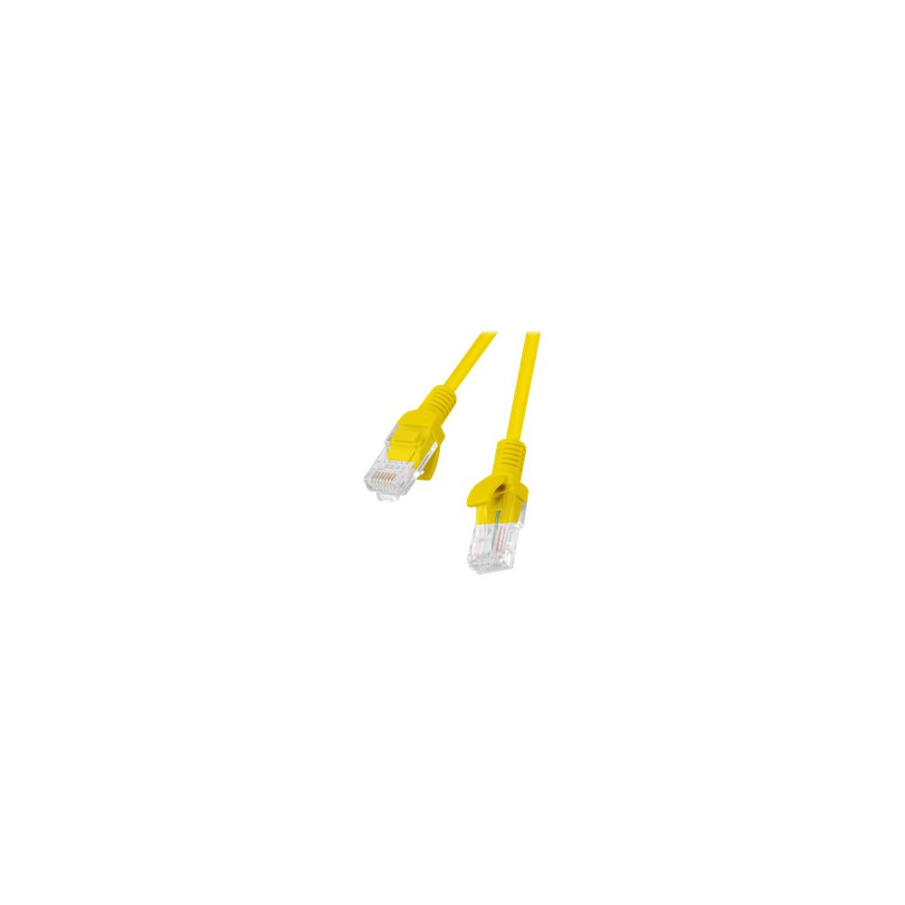 Produktbild för Lanberg patch-kabel - 25 cm - gul, RAL 1016