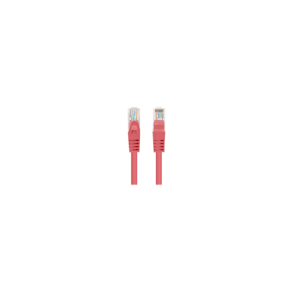 Produktbild för Lanberg patch-kabel - 25 cm - röd RA3017