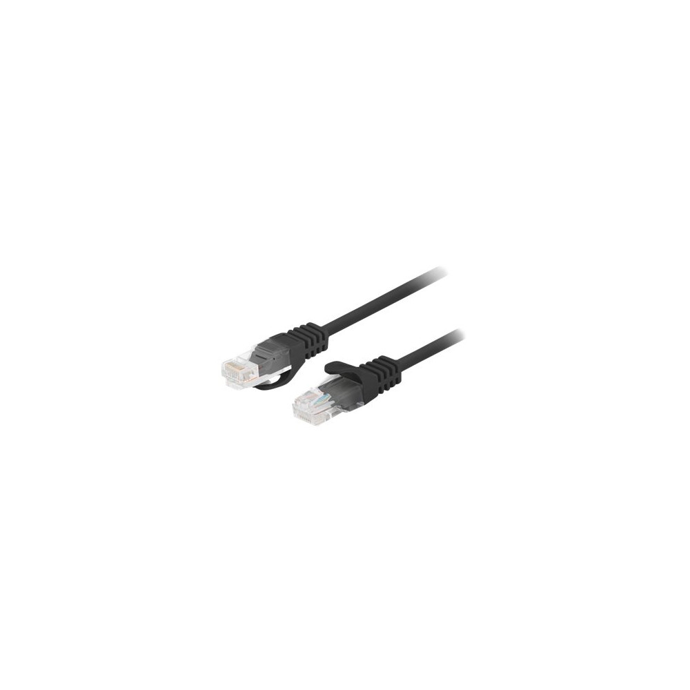 Produktbild för Lanberg patch-kabel - 1.5 m - svart, RAL 9004