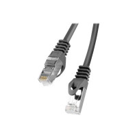 Produktbild för Lanberg patch-kabel - 5 m - svart, RAL 9004