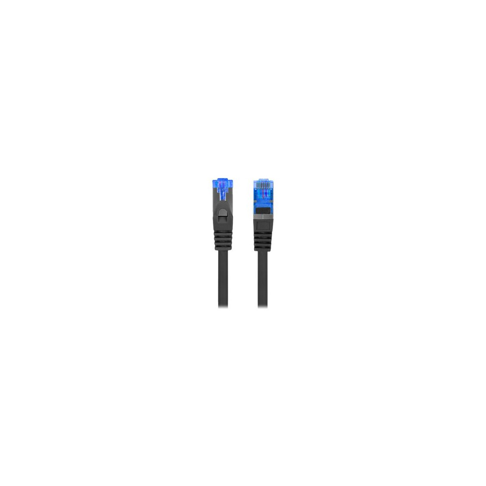 Produktbild för Lanberg patch-kabel - 10 m - svart, RAL 9004