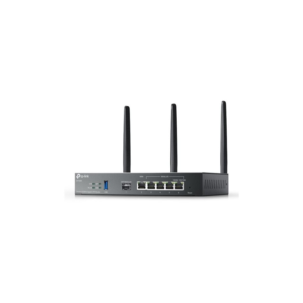 Produktbild för TP-Link Omada ER706W V1 - trådlös router - Wi-Fi 6 - skrivbordsmodell, väggmonterbar