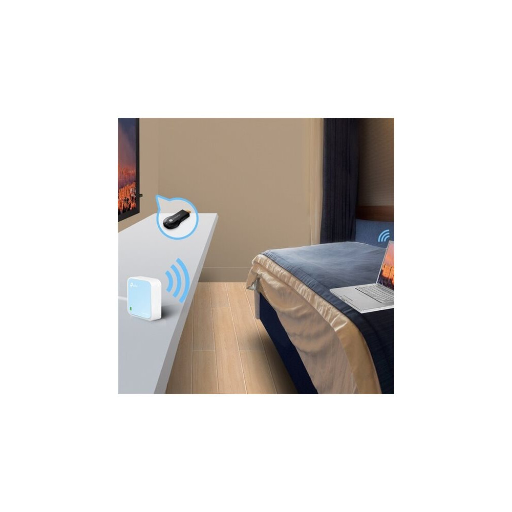 Produktbild för TP-Link TL-WR802N - trådlös router - Wi-Fi - skrivbordsmodell