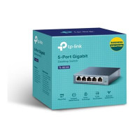 Produktbild för TP-Link TL-SG105 5-Port Metal Gigabit Switch - switch - 5 portar - ohanterad