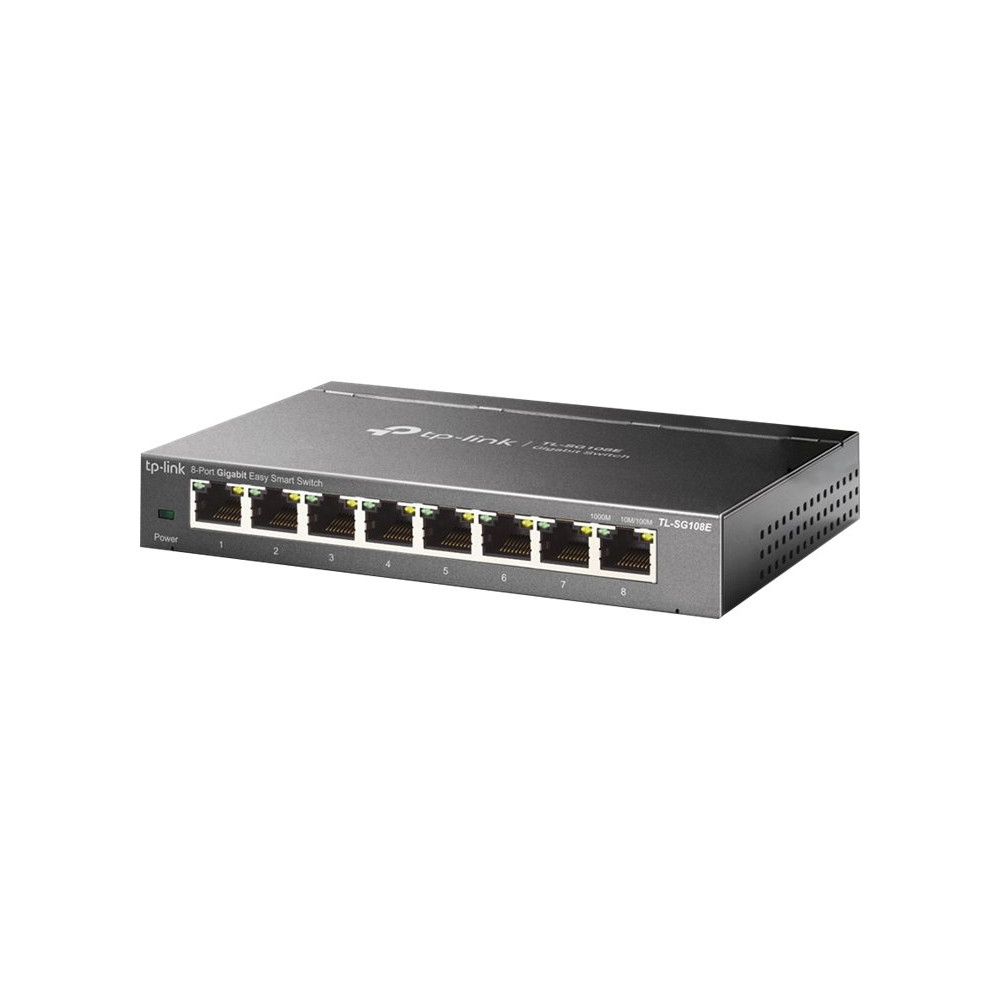 Produktbild för TP-Link JetStream TL-SG108E Easy Smart Switch - switch - 8 portar - Administrerad