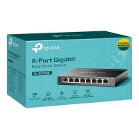 Produktbild för TP-Link JetStream TL-SG108E Easy Smart Switch - switch - 8 portar - Administrerad